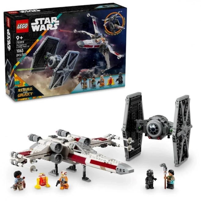 LEGO Star Wars 75393 TIE Fighter in X-Wing - kombinirani komplet