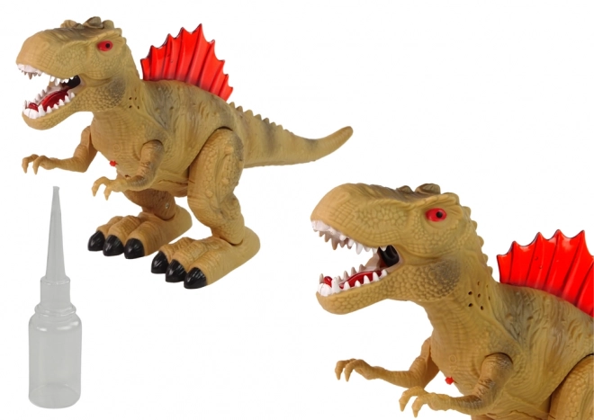 Interaktivni dinozaver z vodno paro in svetlobnimi učinki