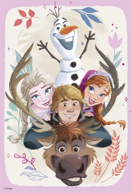 Uganka Ledeno kraljestvo: Anna in Elsa 2x77 kosov
