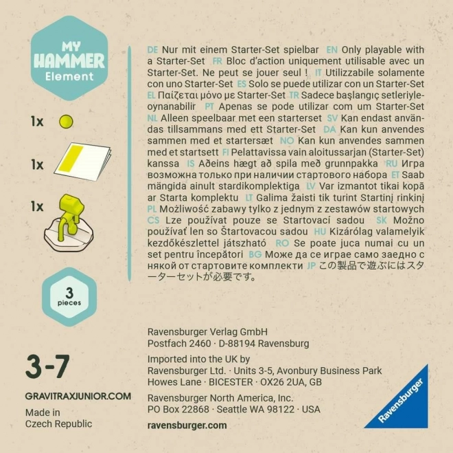 RAVENSBURGER GraviTrax Junior Kladivo