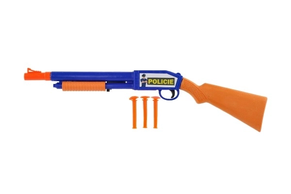 Plastična pištola na priseske 48 cm s tremi naboji