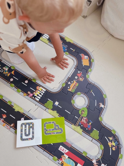 Woopie Green mestne sestavljanke za otroke - Avtocesta