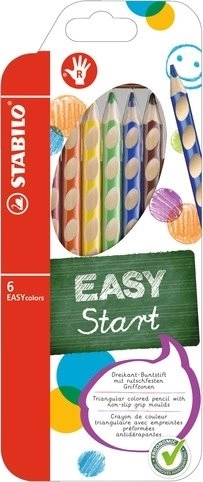 STABILO EASYstart komplet barvic za desničarje, 6 kosov