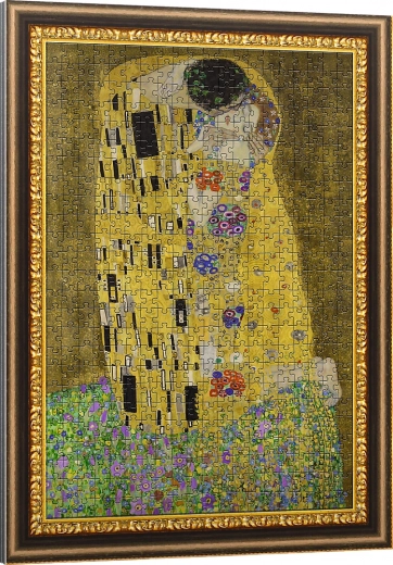 TREFL Puzzle Poljub 500 kosov z okvirjem