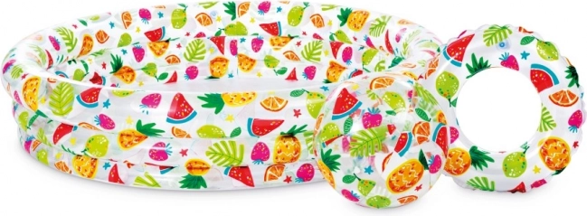 Napihljiv bazenski set Hawaii za otroke 132 × 28 cm
