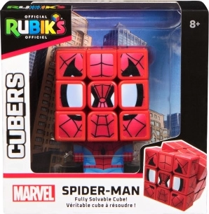 Rubikova kocka 3×3 SPIDER-MAN Cuber – zbirateljska izdaja s podstavkom