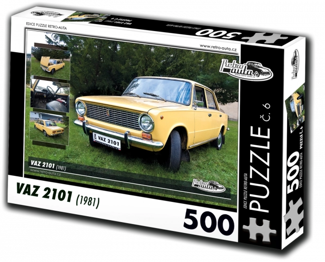 RETRO-AUTA Puzzle VAZ 2101 1981 500 koščkov