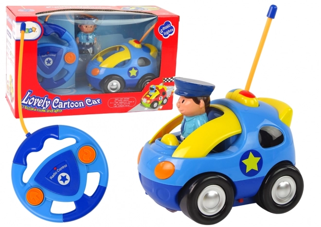 Otroški avto Policija Daljinsko upravljano R/C Luči Zvok