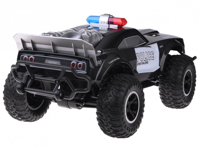 Velik Daljinsko vodeni monster truck POLICIJA osvetlitev na daljinsko upravljanje RC0626