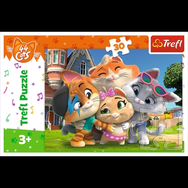 TREFL Puzzle 44 kosov: Prijateljstvo 30 kosov