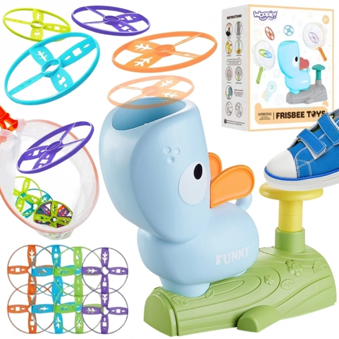 Woopie igra Spretnostni Ulovi Frisbee Izstrelitveni disk