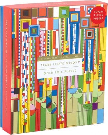 galison puzzle frank lloyd wright saguaro cactus and forms 1000 kosov metalik