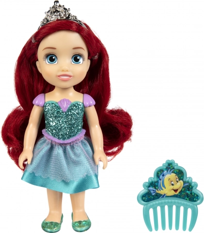 Disney Princess punčka s glavnikom 15 cm