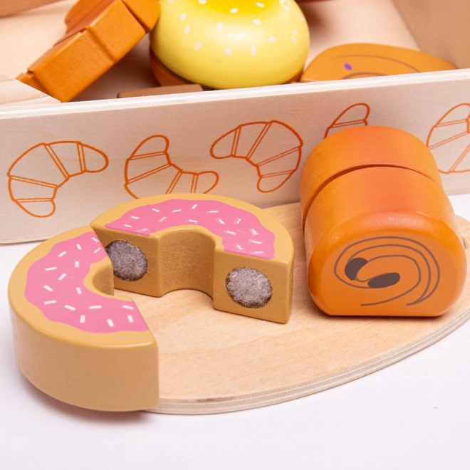 Bigjigs Toys Kruhci pecivo v škatli
