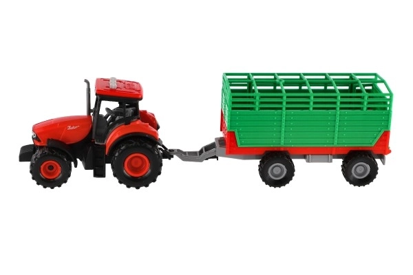 Traktor Zetor s prikolico s svetlobnimi in zvočnimi učinki - 36 cm