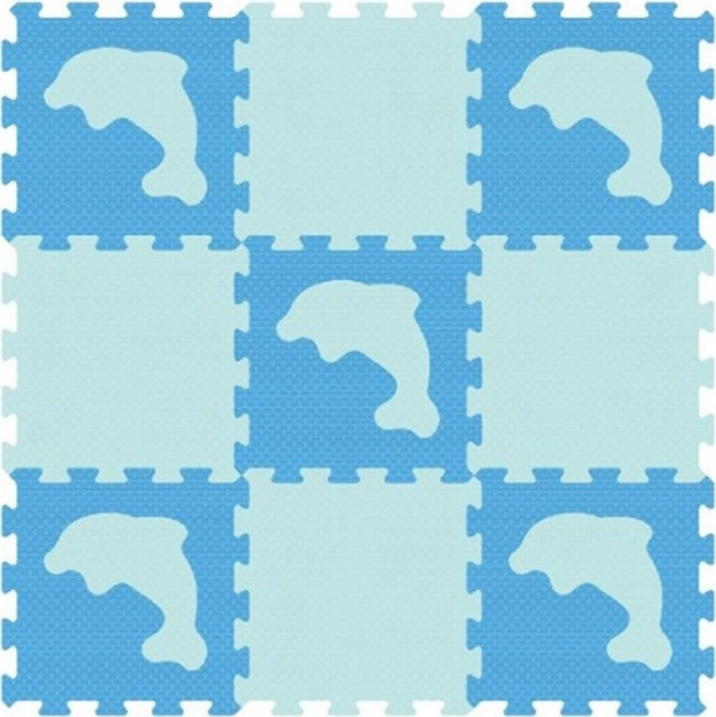 Pena sestavljanka SUN TA TOYS delfini 30 × 30 cm
