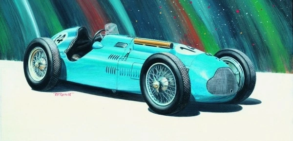 Model Lago Talbot Grand Prix 1949 16,5x6,8cm v škatli 25x14,5x4,5cm