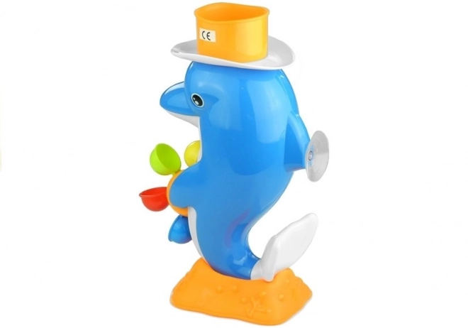 Igrača za kopel s fontano Dolphin Reels