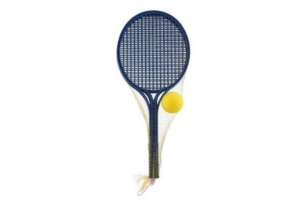 Mehki tenis plastični barvni+nogo 53cm v mreži