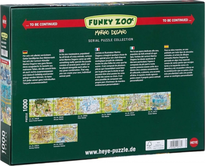 HEYE Puzzle Nori ZOO: Ocean Razstava 1000 kosov