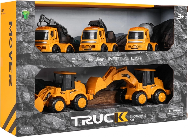 Pet vozil v enem kompletu