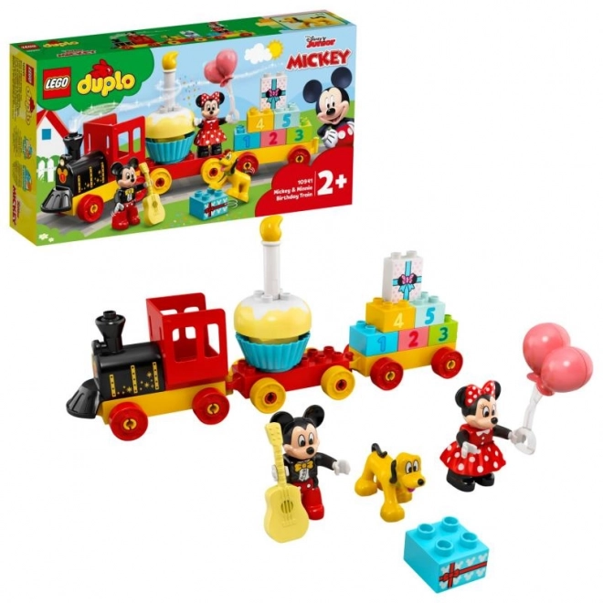 LEGO 10941 DUPLO Rojstnodnevni vlak Mickeyja in Minnie