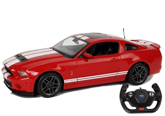 Dirkalni avto na daljinsko upravljanje Ford Shelby GT500 1:14 rdeča