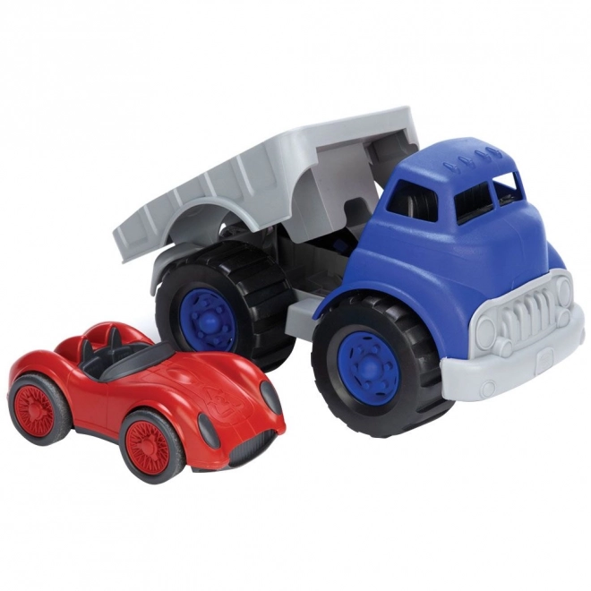 Tovornjak z dirkalnim avtom Green Toys
