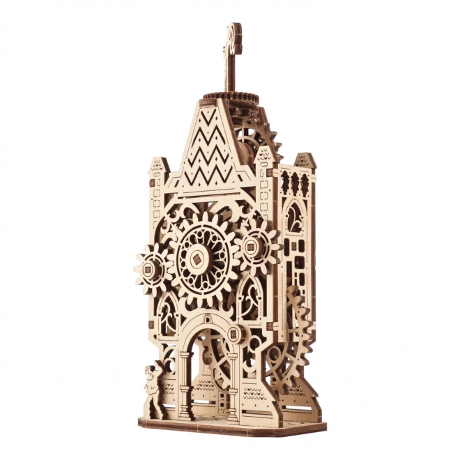 Ugears 3D lesene mehanske sestavljanke Ura stolp