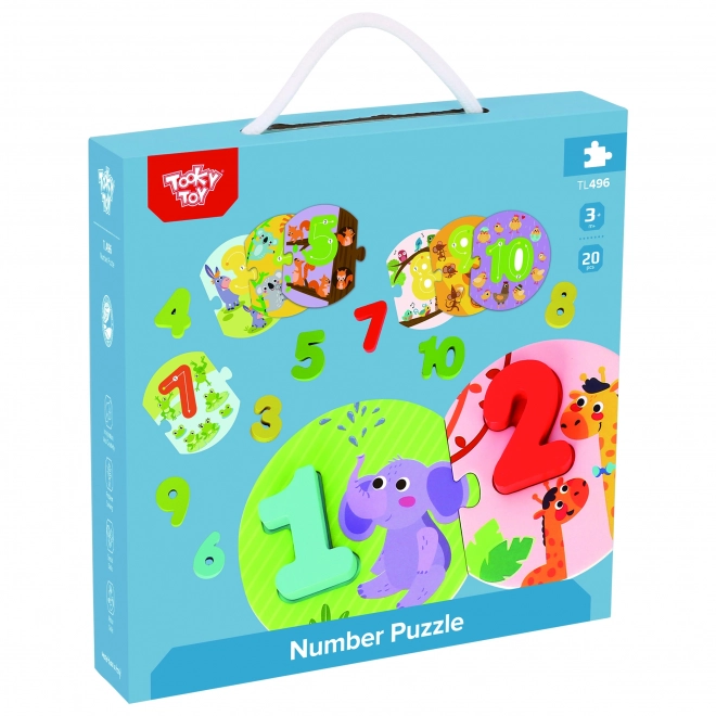Izobraževalna sestavljanka Montessori Tooky Toy