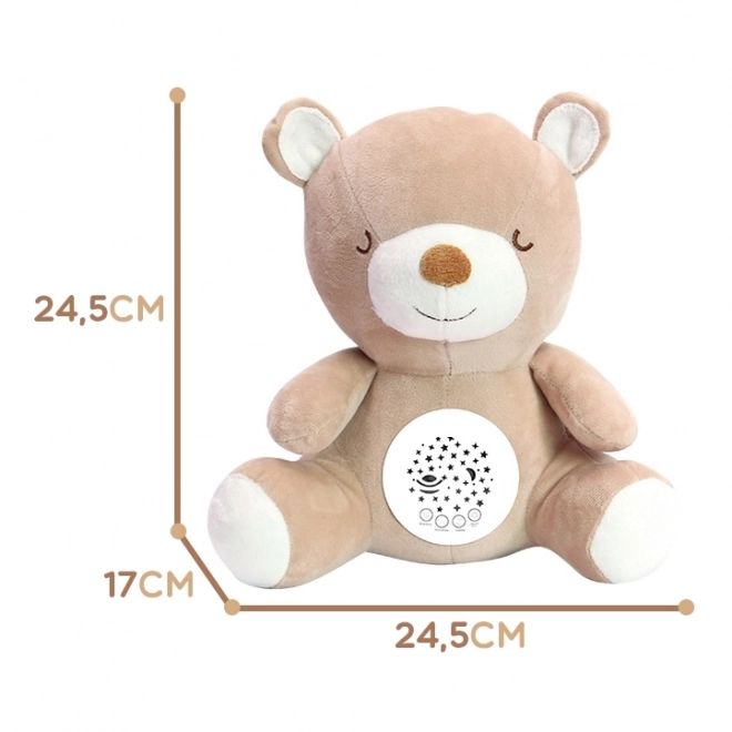 Woopie Baby pomirjujoči plišast medvedek s projektorjem 2v1