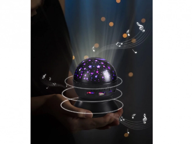 Nočni LED projektor z zvočnikom in Bluetooth
