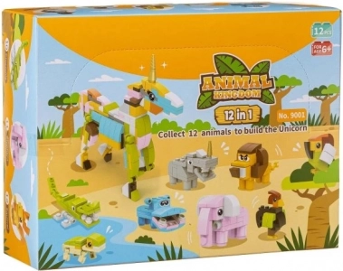 Gradbeni komplet Animal Kingdom 12 v 1