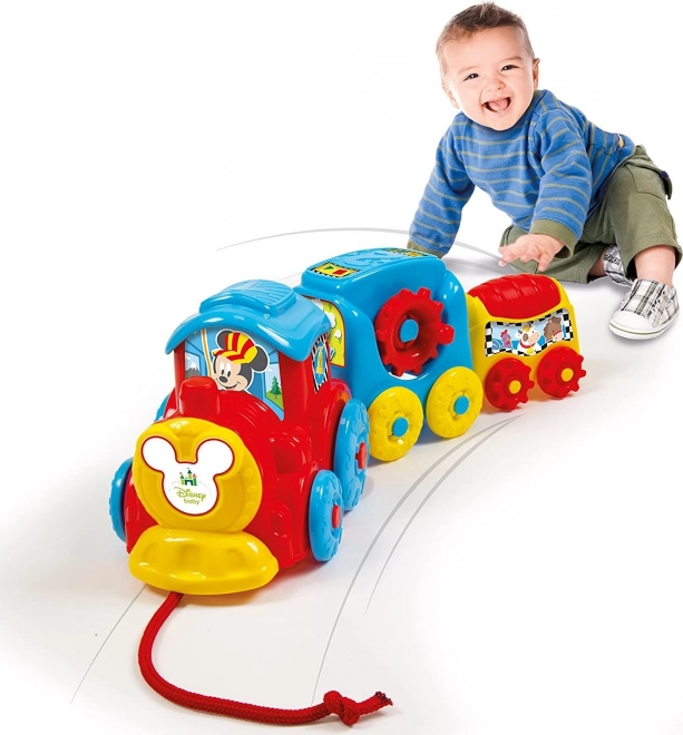 CLEMENTONI BABY Disney Interaktivni zložljiv vlakec