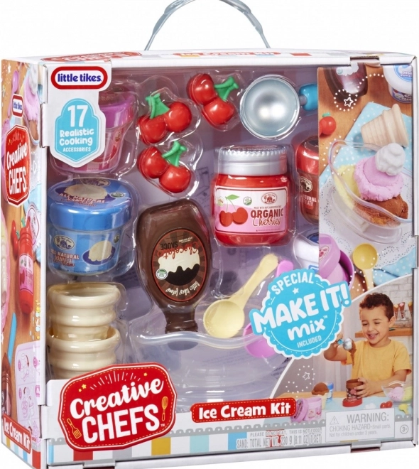 Zmrzovalni set LITTLE TIKES Creative Chefs z 17 dodatki