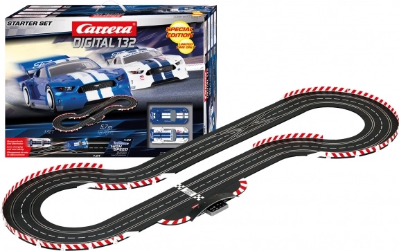 avtocesta carrera digital 132 starter set s ford mustang gty, 5,7 m