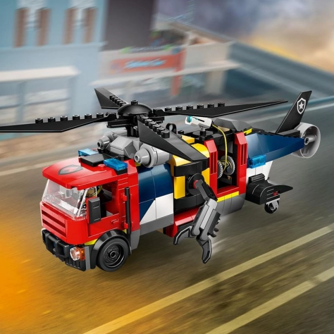 LEGO® City 60462 Remix: Helikopter, gasilsko vozilo in podmornica