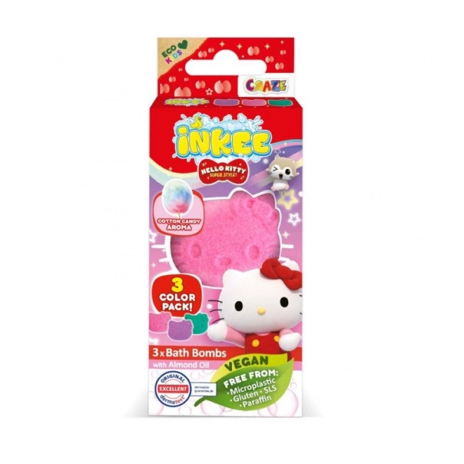 INKEE - Mini paket šumeča bomba - Hello Kitty