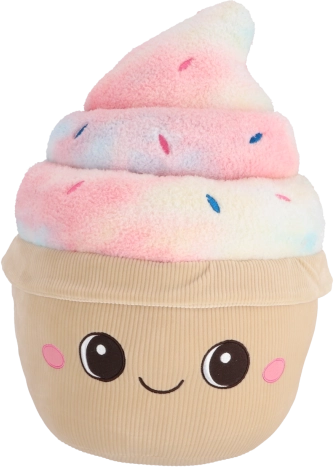 Plišasti cupcake – velik mehki objemček 43 cm