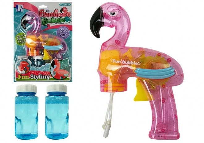 Roza Flamingo pištola za mehurčke