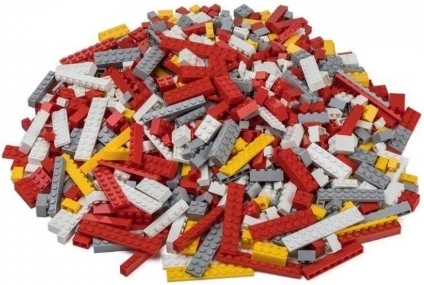 Gradbeni komplet gasilci 1000 kosov – L‑W Toys