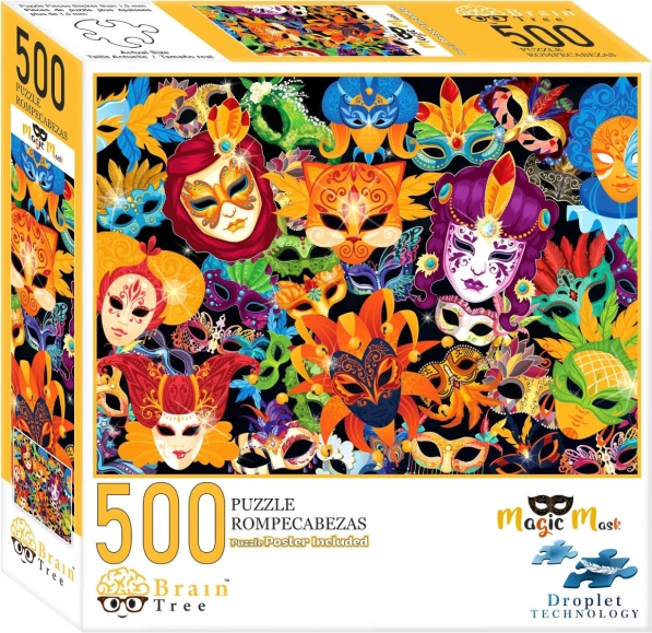 Sestavljanka Čarobne Maske 500 kosov od Brain Tree