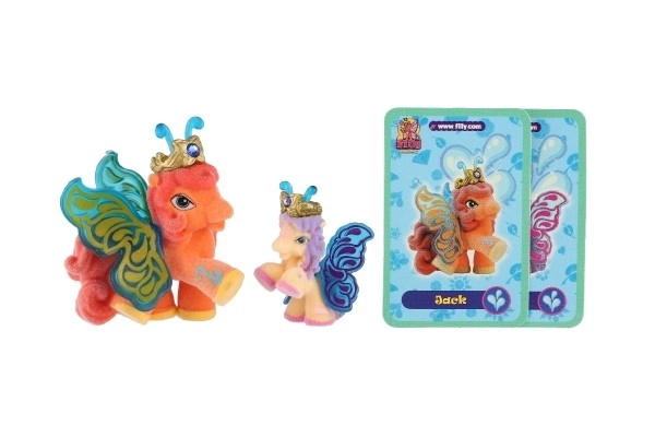 Filly Butterfly zbirateljske figurice 2 kosa s flisom in dodatki, različne vrste na kartici 17x16,5cm