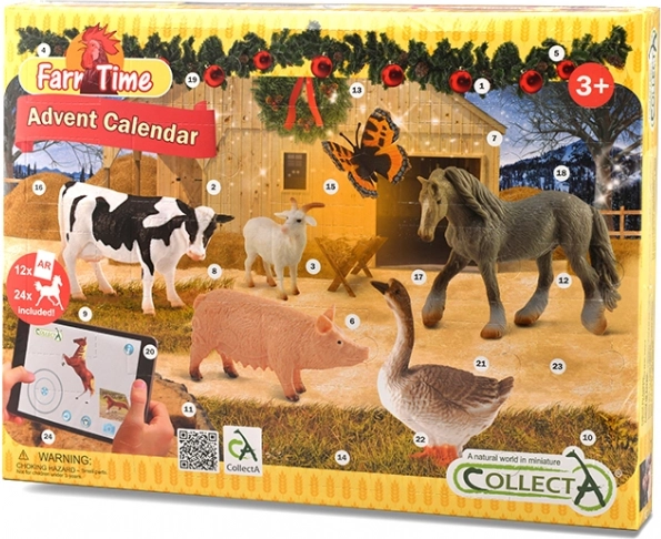 Adventni koledar CollectA Kmetija in konji