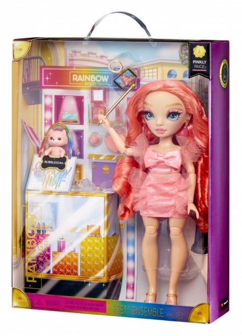 Rainbow High Novi Prijatelji Modna Punčka - Pinkly Paige Pink