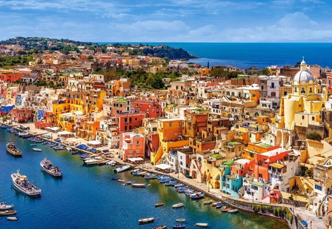 Sestavljanka 1500 kosov Marina Corricella, Italija