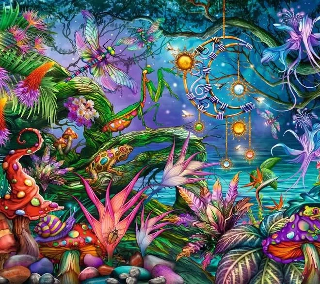 Puzzle Barvna Fantazija 1000 Kosov Ravensburger
