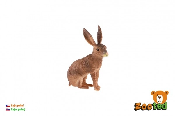 Poljski zajec figura plast 6cm v vrečki