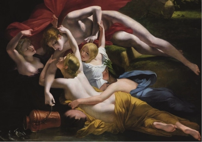 Sestavljanka ART PUZZLE muzej: Hylas in nimfe, 1812, 1500 koščkov