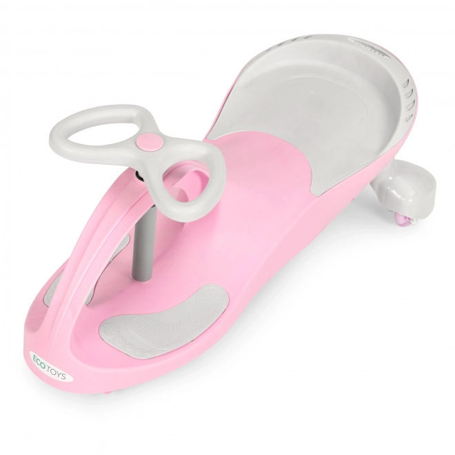 Vozilo s LED kolesi roza ECOTOYS